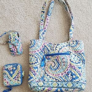 Vera Bradley Purse, wallet, and phone case